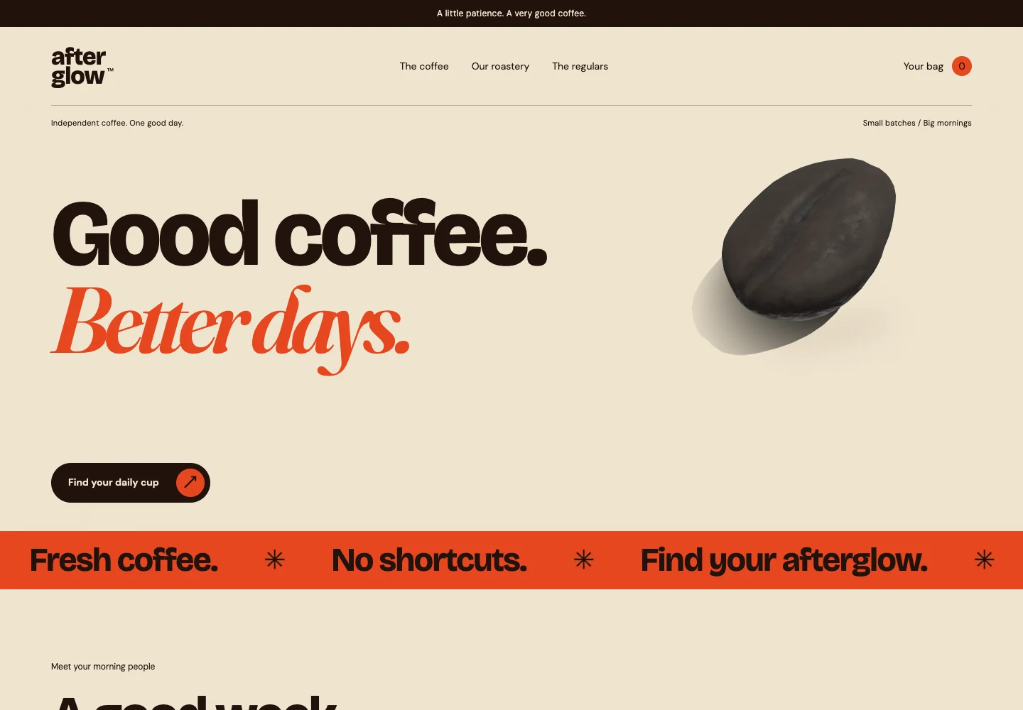 Website van Afterglow