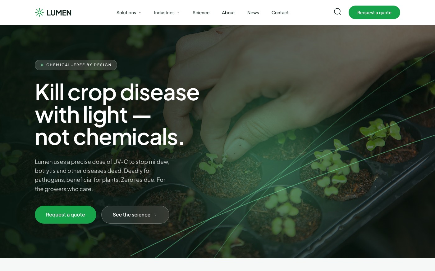 Website van Lumen